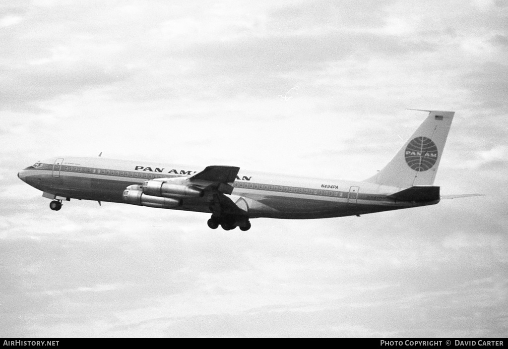 Aircraft Photo of N494PA | Boeing 707-321B | Pan American World Airways -  Pan Am | AirHistory.net #1581 | Clipper Malay