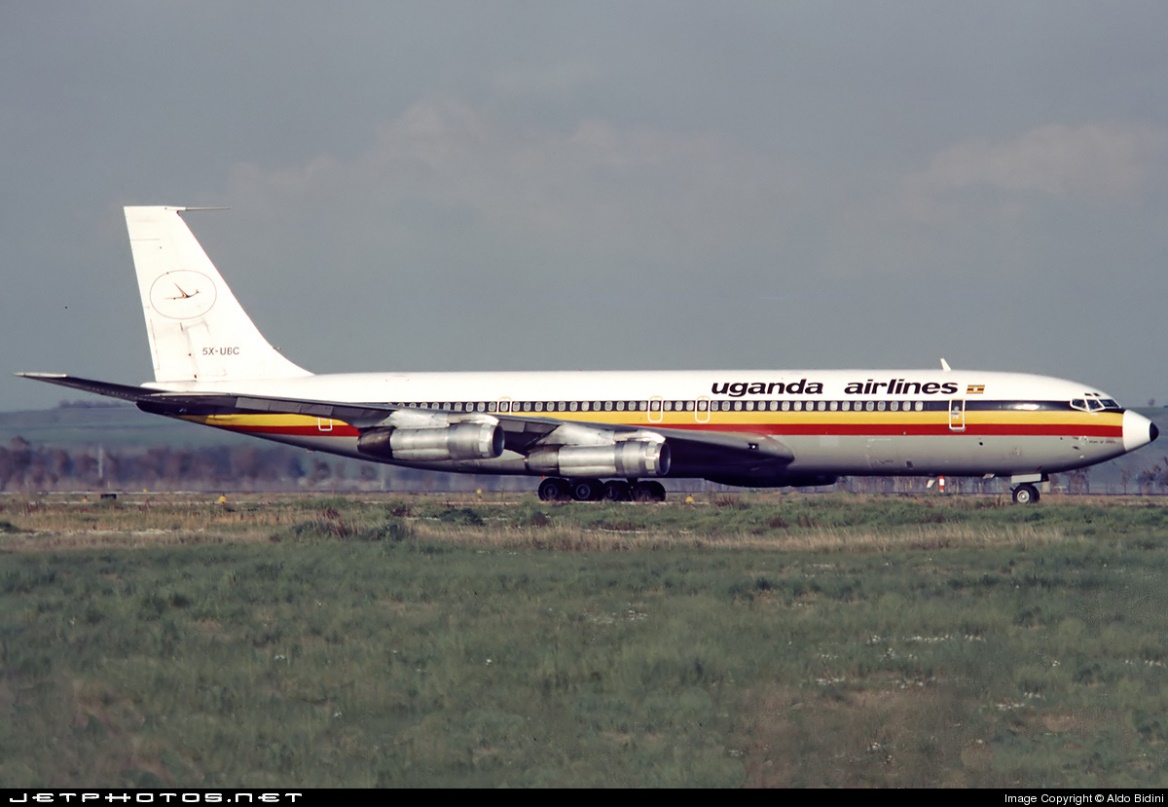 5X-UBC | Boeing 707-338C | Uganda Airlines | Aldo Bidini | JetPhotos
