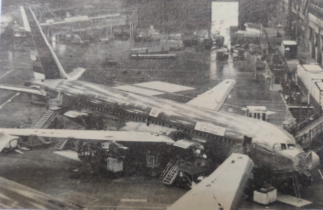 Boeing 767-200 construction plant at Everett