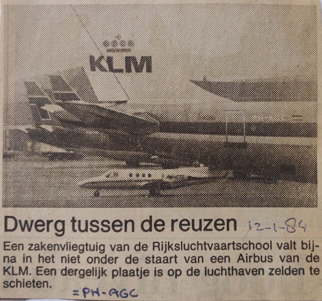 Airbus A310-200 | KLM | PH-AGC | RLS Cessna Citation PH-CTC