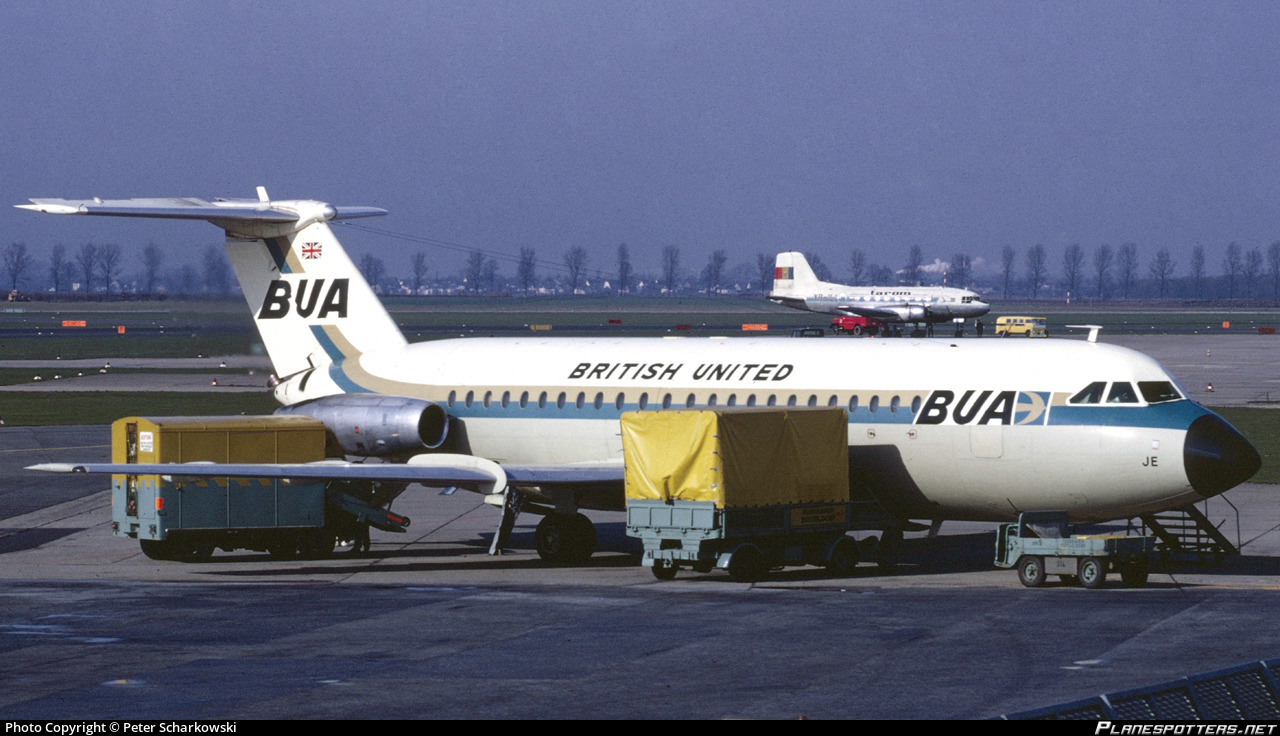 G-ASJE British United Airways (BUA) BAC 1-11-201AC One-Eleven Photo by  Peter Scharkowski | ID 1143569 | Planespotters.net