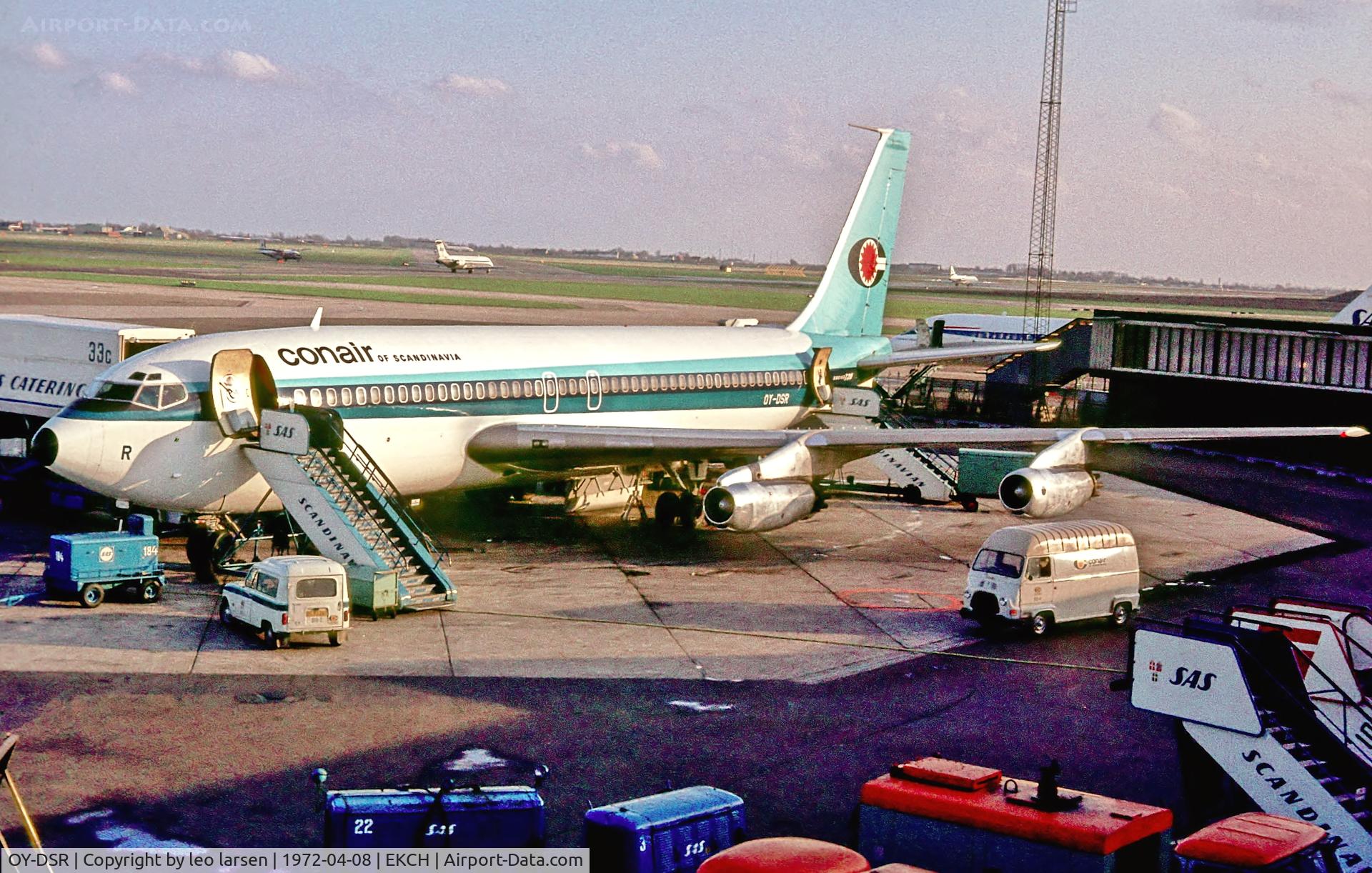 OY-DSR, 1961 Boeing 720-025 C/N 18243, Copenhagen 8.4.72