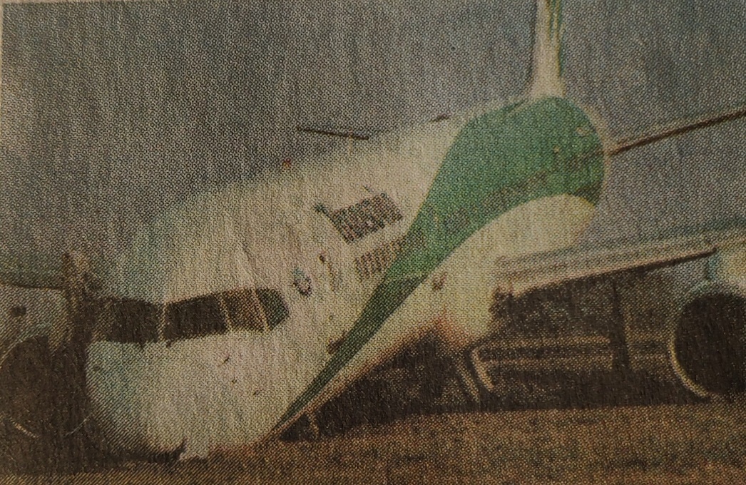 Boeing 757-200 | Transavia | PH-TKC | nosewheel collapsed at landing