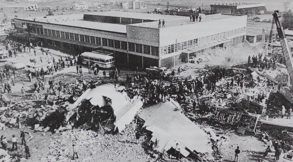 McDonnel Douglas DC-10-10 | Western Airlines | N903WA | picture of crash site at Mexico City airport