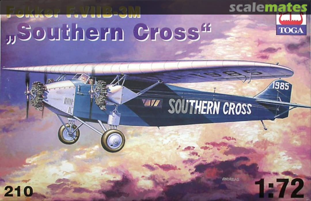 Fokker F.VIIB-3M, TOGA 210 (199x)