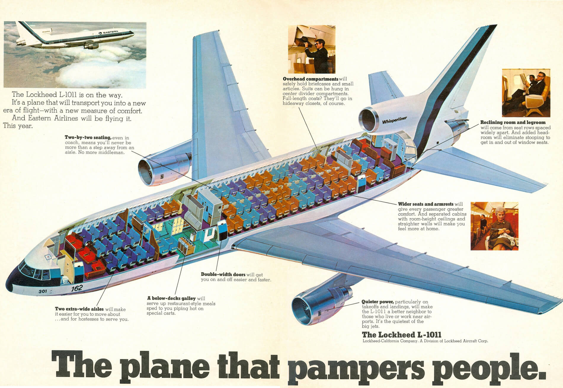 Lockheed L1011 Tristar cutaway drawing