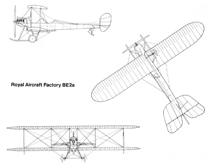 Image result for RAF B.E.2a