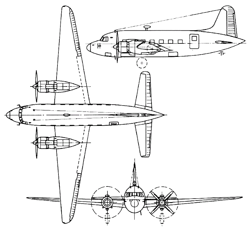 Vickers Viking - civil transport