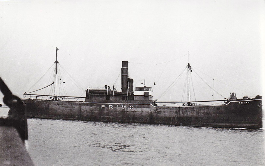 Screw Steamer PRIMO built by Campbeltown Shipbuilding Co in 1915 for Pelton  S.S. Co. Ltd., Newcastle , Cargo